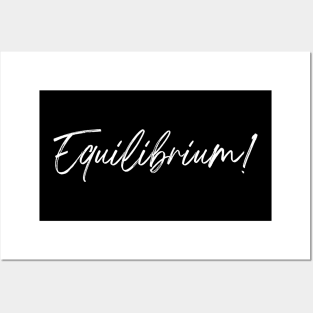 Equilibrium Posters and Art